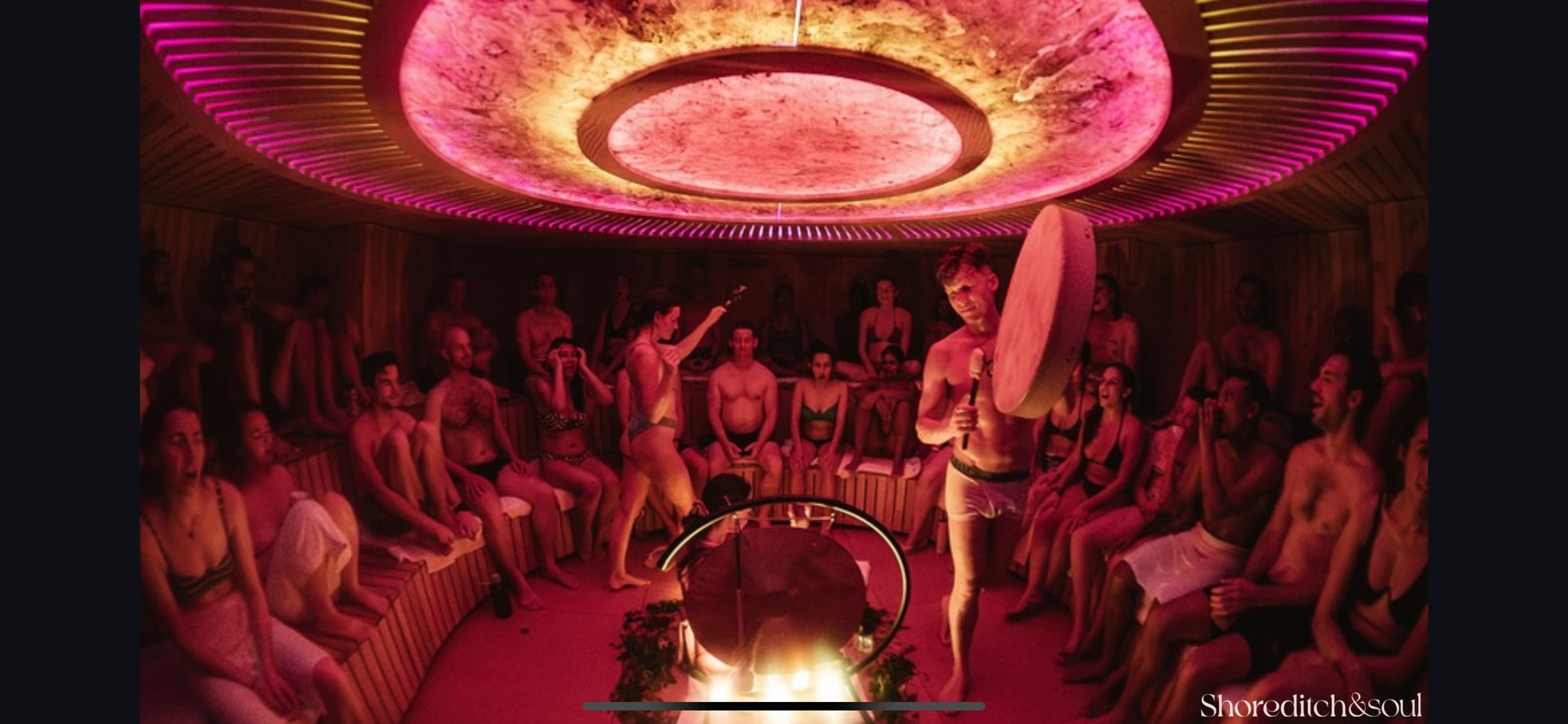 Drum ceremony at Shoreditch and Soul