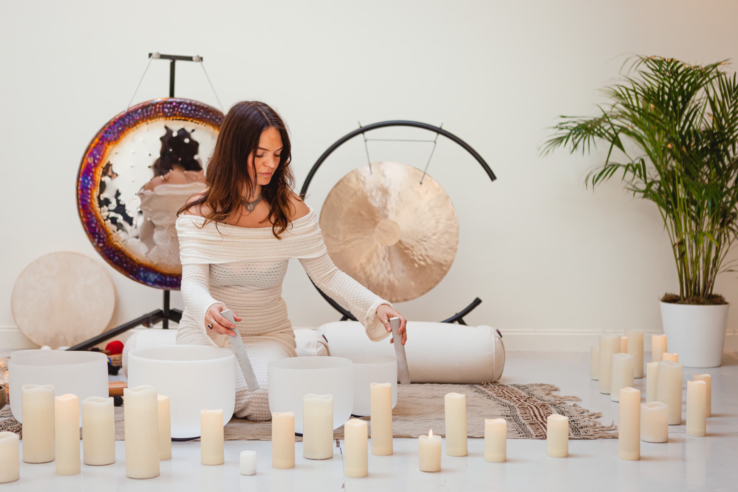 Bracken playing bowls 
